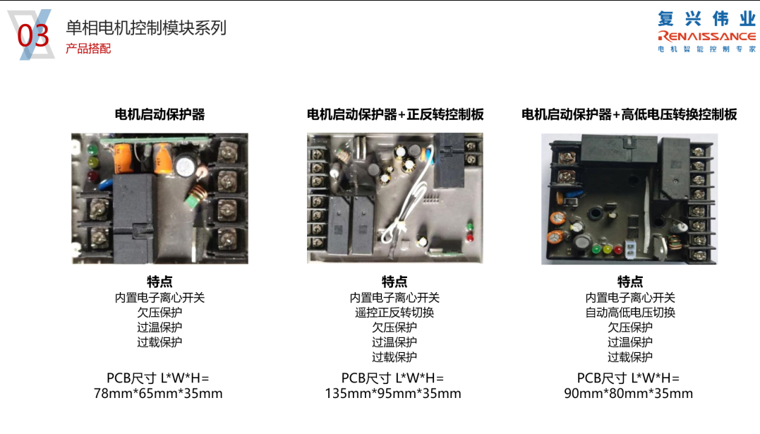 復(fù)興偉業(yè)單相電機控制模塊——電機穩(wěn)定運行的守護(hù)者